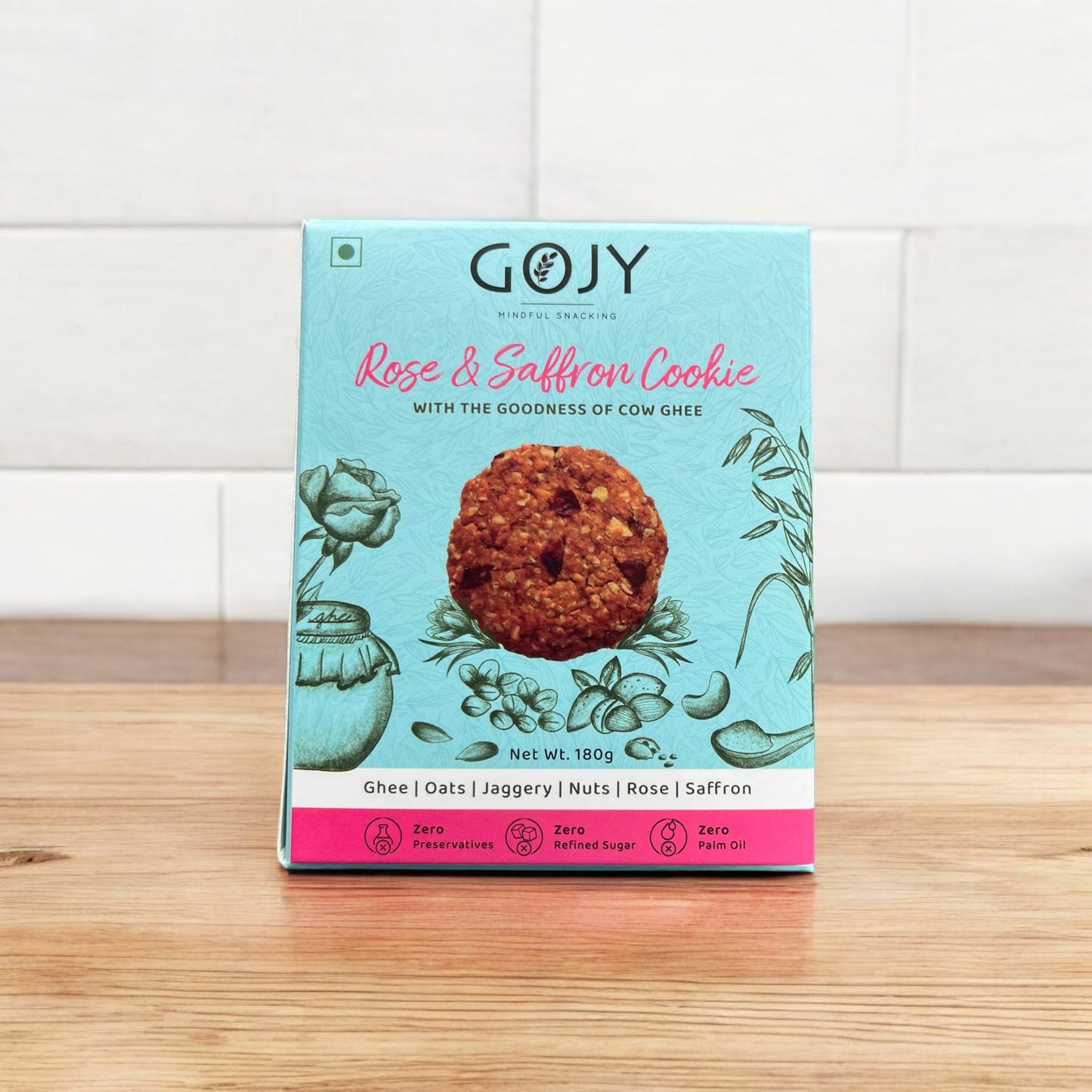 Rose & Saffron Cookie